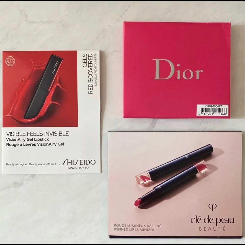 Dior CPB Shiseido Lip Palette Sample Set